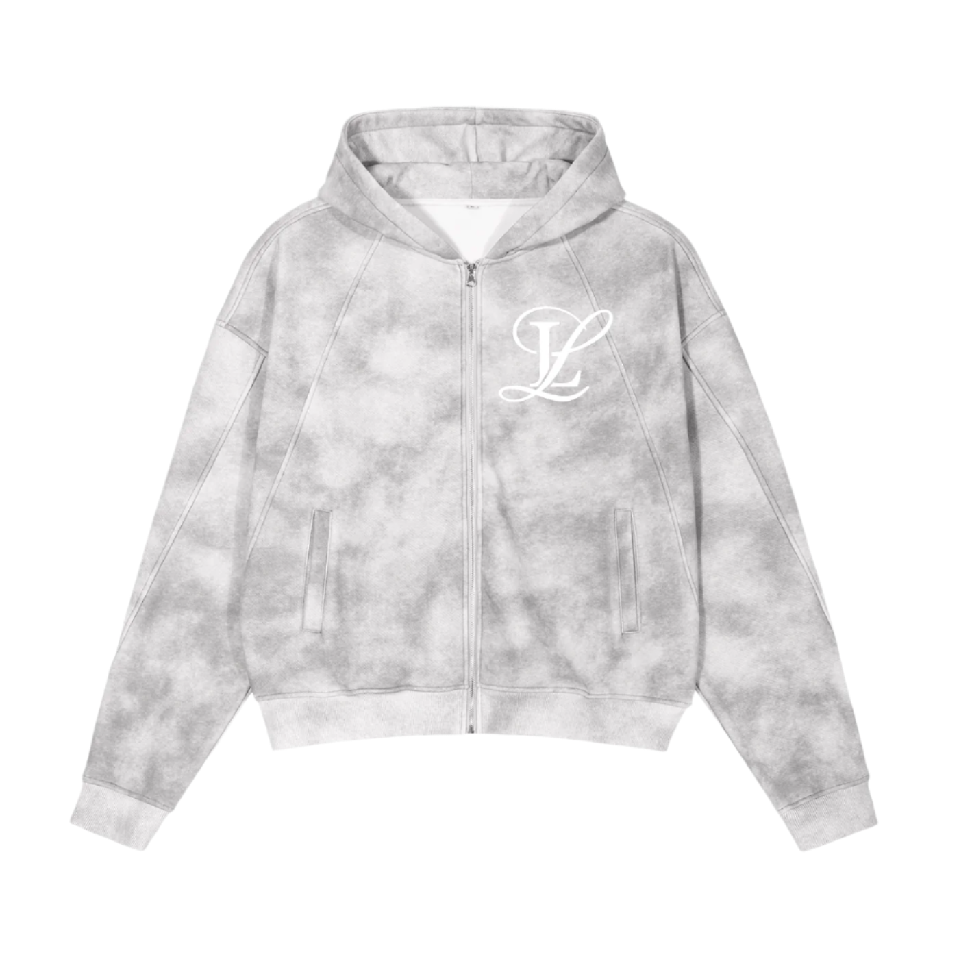 SURVIVED EVERY BAD DAY SNOW CAMO ZIP UP HOODIE