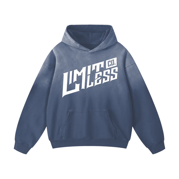 YOU ARE BOUND BY NOTHING - HEAVYWEIGHT SUNFADE OVERWEIGHT HOODIE