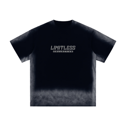 ONLY THOSE WHO RISK ARE FREE SUNFADE T SHIRT - BLACK
