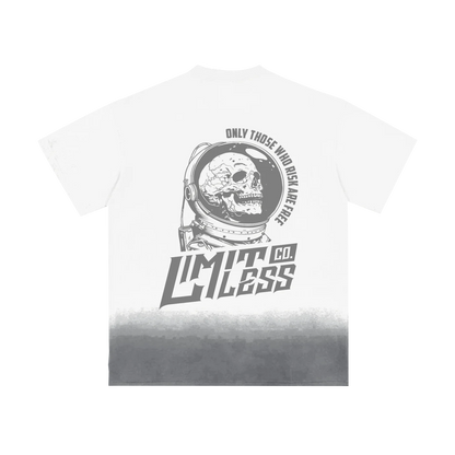 ONLY THOSE WHO RISK ARE FREE - MONKEY WASH FADE T SHIRT WHITE